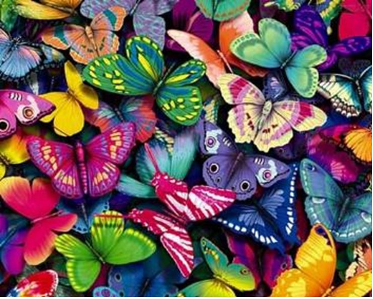 Фото - Малювання Zestaw DIY malowanie po numerach 31475 Motyle