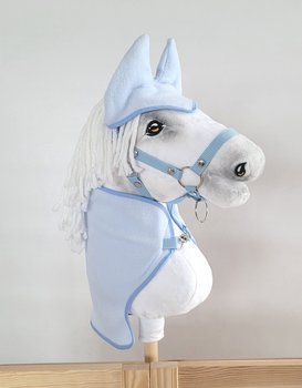 Zestaw Dla Hobby Horse A3: Derka + Nauszniki – Jasny Niebieski - Super Hobby Horse