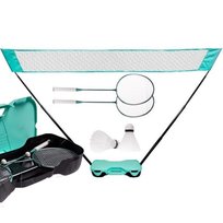 Zestaw Do Badmintona 2 Paletki, Lotki, Siatka W Transportowym Etui Ar01