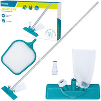 Zestaw do Czyszczenia Basenu Odkurzacz Oczyszczania Dna Siatka Bestway58013 Bestway