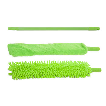 Zestaw do czyszczenia Flexi 2w1, teleskopowa miotełka do kurzu mikrofibra 170cm - TV PRODUCTS