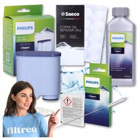 ZESTAW do CZYSZCZENIA konserwacji EKSPRESU PHILIPS SAECO FILTR TABLETKI Inna marka
