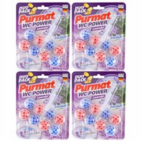 Zestaw do czyszczenia toalet Purmat Lawenda 4 szt. 2x50 g każdy