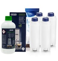 Zestaw Do Delonghi AL-S002 4szt, Odkamieniacz EcoDecalk 500ml Aqualogis
