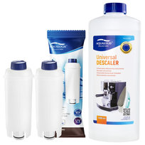 Zestaw Do Delonghi Filtr AL-S002 2szt, Odkamieniacz Uniwersalny Aqualogis 1L