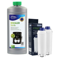 Zestaw Do Delonghi, Filtr DLSC002 2 szt, Aqualogis Verde 1l