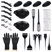 Zestaw Do Farbowania Koloryzacji Włosów 24 Szt Duży Pędzle Spinki Miseczka