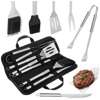 Zestaw do Grilla Akcesoria Przybory na Grill Sztućce do Grillowania 6 +Etui Kaminer