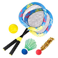 Zestaw do Gry w Badmintona Paletki Rakietki Tenisowe Piłka Duża Lotka