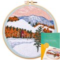 Zestaw Do Haftowania Wyszywania Haftu Gotowy Wzór #16 Tamborek Muliny Igły Płótno Do Haftowania&nbsp;-&nbsp;Craftec