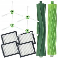ZESTAW DO IROBOT ROOMBA FILTRY SZCZOTKI ROLKI E I J I3+ I7+ I6+ I5+ E5+ E4+