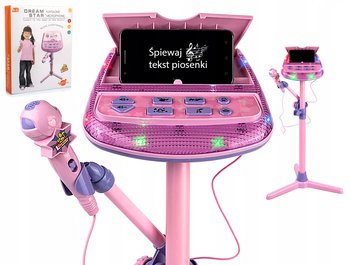 Zestaw Do Karaoke Dla Dzieci Mikrofon Statyw Mp3 - click4TOYS