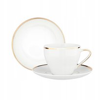 Zestaw do kawy MARIAPAULA MODERNA, złoty, 18 elementów