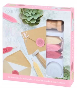 Zestaw do lakowania do pieczęci woskowych z wosku do stempli wosk do listów - Inna marka