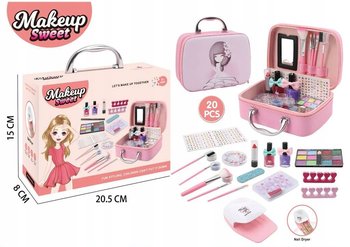 Zestaw Do Makijażu Paznokci Kosmetyki W Walizce - domino-toys