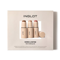 Zestaw do makijażu twarzy Shine & Define INGLOT