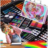 Zestaw do Malowania dla Dzieci Artystyczny Plastyczny do Rysowania Walizka