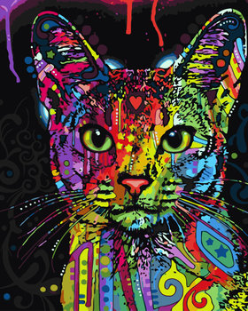 Zestaw do malowania po numerach, Abisyński kot - Brushme