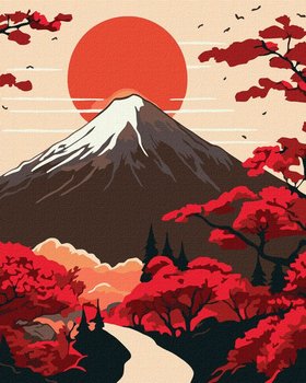 Zestaw do malowania po numerach. "Góra Fuji ©art_selena_ua" 40х50cm, KHO5110 - Ideyka