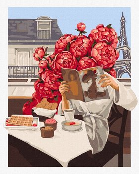 Zestaw do malowania po numerach. "Kwitnący Paryż ©Kira Corporal" 40х50cm KHO4898 - Ideyka