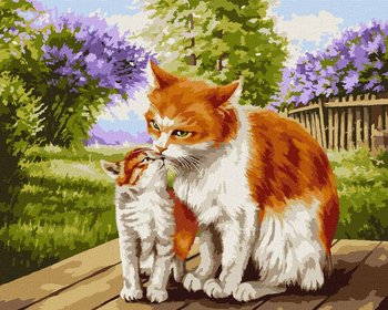 Zestaw do malowania po numerach. "Matczyne ciepło ©Wiktor Chomiak" 40х50cm, KHO6511 - Ideyka