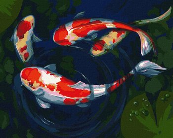 Zestaw do malowania po numerach. Zabawna ryba ©nata_li_karlova 40x50 cm, KHO4488 - Ideyka