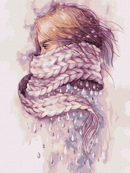 Zestaw do malowania po numerach. "Zimowy spokój ©lesya_nedzelska_art" 30х40cm KHO4936 - Ideyka