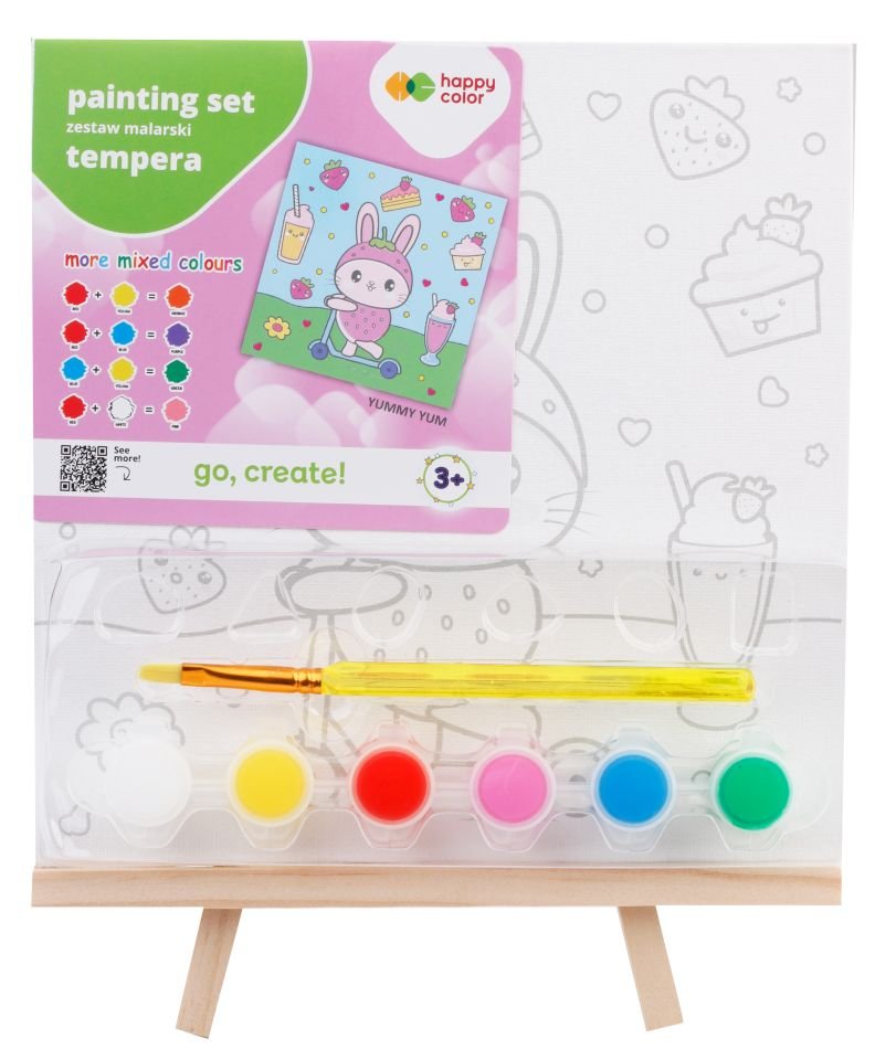 HAPPY COLOR Happy Color Zestaw Do Malowania Sztaluga Yummy Yum