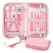 Zestaw do Manicure 12 w 1 - Profesjonalna Pielęgnacja Paznokci w Etui