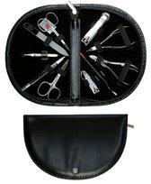 Zestaw do manicure 5223 MC BLACK przybornik solingen Calissimo