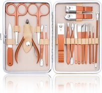 Zestaw do manicure i pedicure, stal nierdzewna, profesjonalny dla mężczyzn