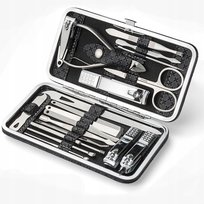Zestaw do manicure pedicure do paznokci 20 Elementów + ETUI Inny producent