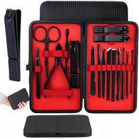 Zestaw do Manicure Pedicure Profesjonalny 16 Sztuk Narzędzi do Paznokci