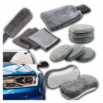 ZESTAW DO MYCIA SAMOCHODU AUTA CZYSZCZENIA CAR DETAILING MIKROFIBRA ŚCIERKI - Inny producent