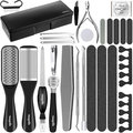 Zestaw do Paznokci Pedicure Manicure Przybornik w Etui Tarka Hebel do Stóp SOULIMA - Soulima