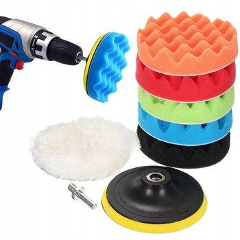 Zestaw Do Polerowania Lakieru Usuwania Rys Polerski Gąbki Dysk Futro 12El - Korbi