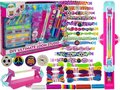 Zestaw do Robienia Biżuterii Muliny Zapięcia Wiele Kolorów 3w1 - Lean Toys