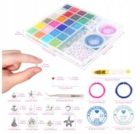 ZESTAW DO ROBIENIA BRANSOLETEK 25000 elementów