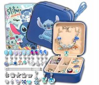 Zestaw Do Robienia Bransoletek Biżuterii 73 El Stitch Lilo Stich + Torebka