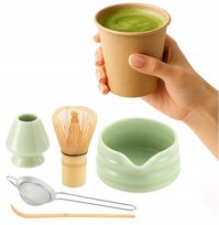 ZESTAW DO ROBIENIA MATCHA 5-CZĘŚCIOWY ZESTAW PREZENTOWY DO HERBATY MACHA Inna marka