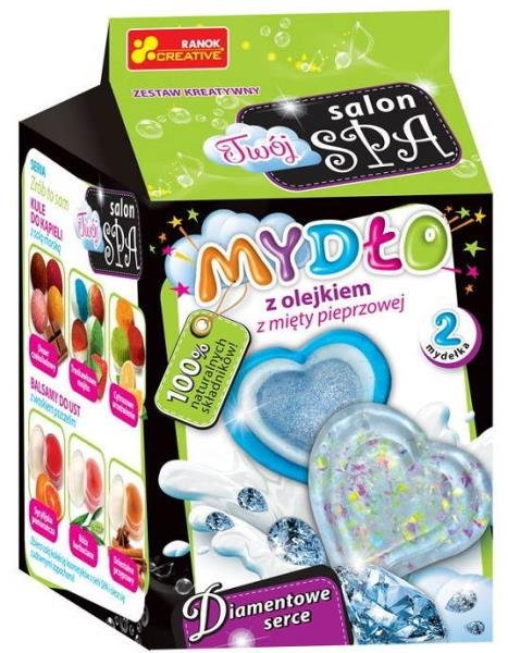 Zestaw do Robienia Mydeł z Olejkiem Eterycznym Mięta DIY Prezent dla Dzieci