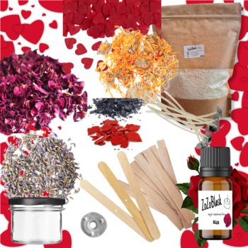 Zestaw Do Robienia Świec Prezent na Walentynki Dla niej  na 1 świece - ZoZoBlask