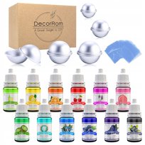 Zestaw Do Samodzielnego Wykonania Mydeł | Barwniki| Foremki| 12X10Ml