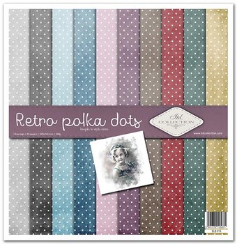 Zestaw do scrapbookingu SLS-015 "Retro polka dots" - ITD Collection