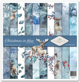 Zestaw do scrapbookingu SLS-019 "Christmas in blue" - ITD Collection
