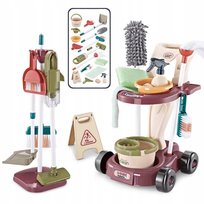 Zestaw do Sprzątania Wózek z Odkurzaczem XXL