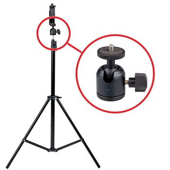 Zestaw Do Streamingu Statyw + Adapter Do Smartfona + Głowica Kulowa - CineGEN