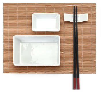 Sushi set BLACK SAKURA, 6 pcs, MIJ