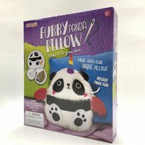 Zestaw Do Szycia Poduszki Z futrzaną Pandą Dla Dzieci Prezent DIY