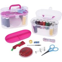 Zestaw do szycia w pudełku z uchwytem, 50 elementów